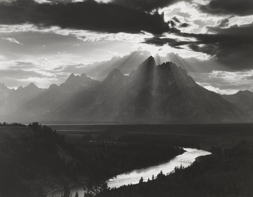 ©Minor White, 1959, Grand Tetos, Wyoming, USA