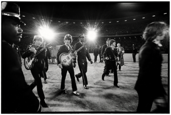 ©Jim Marshall, Los Beatles, en su ultimo concierto en america, en Clandestick Park, San Francisco California