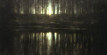 ©Edward Steichen , The Pond--Moonlight, fotografía realizada en Mamaroneck en 1904.