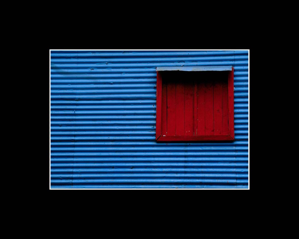 Ventana en Azul